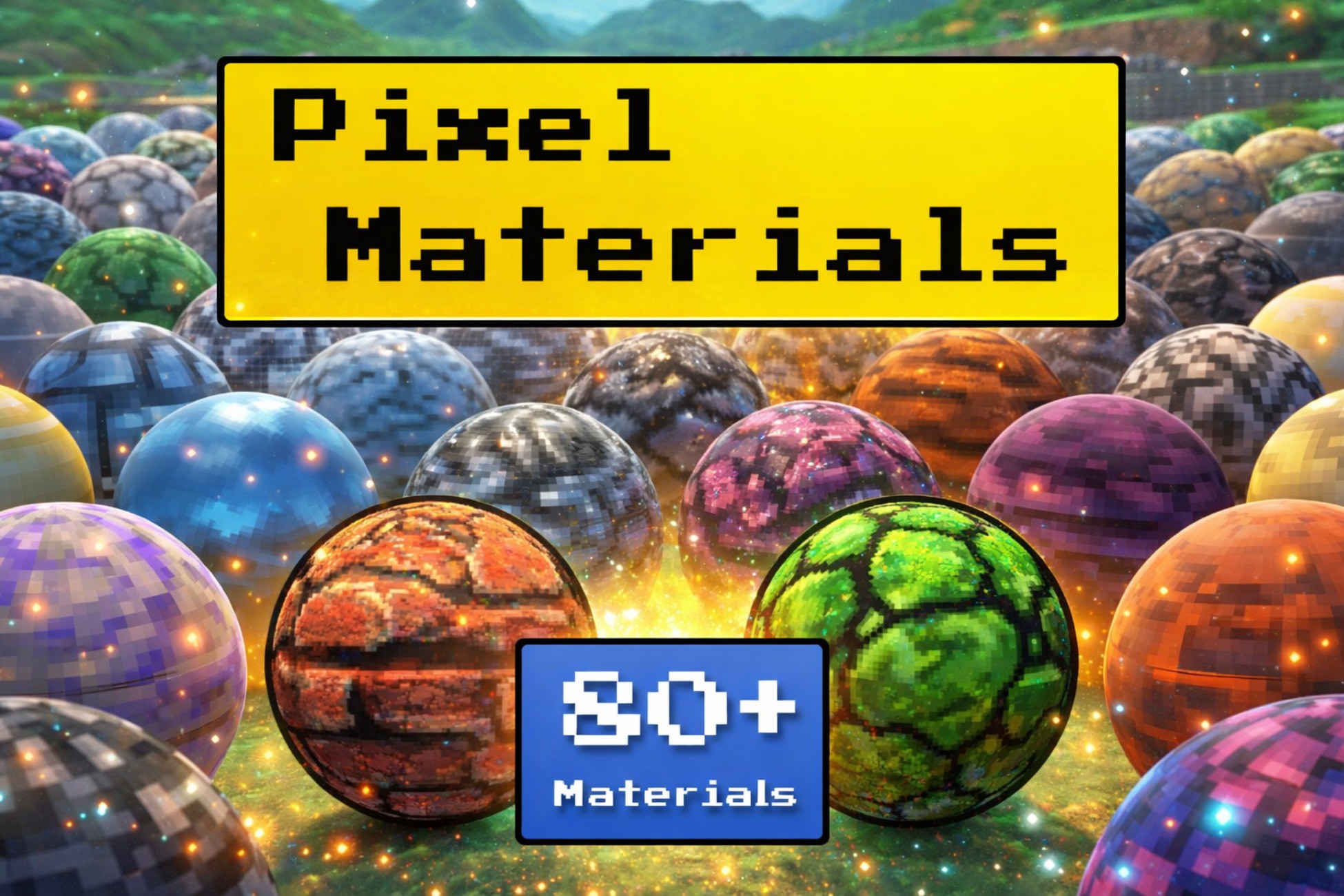 Pixel Materials — Unity Asset Store thumbnail